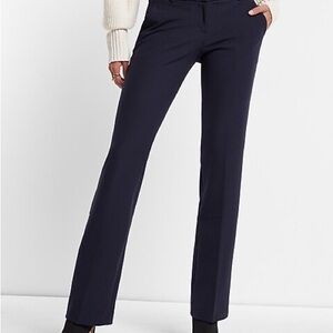 Express Columnist Barely Boot Mid Rise Pants